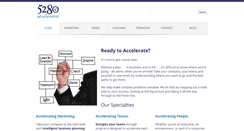 Desktop Screenshot of 5280accelerator.com