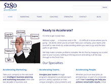 Tablet Screenshot of 5280accelerator.com